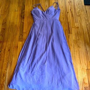 HAYLEY PAIGE 5615 Bridesmaid Dress Light Purple